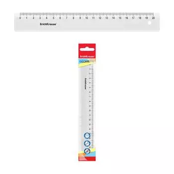 Пластиковая линейка ErichKrause Clear 49498