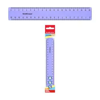 Пластиковая линейка ErichKrause Pastel 49545