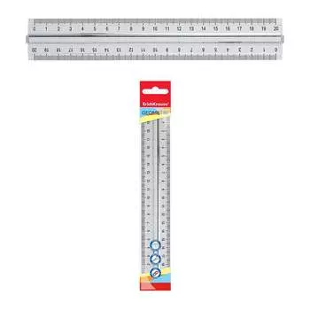 Пластиковая линейка ErichKrause Clear 53868