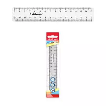 Пластиковая линейка ErichKrause Clear 52972