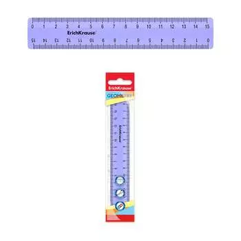 Пластиковая линейка ErichKrause Pastel 49537