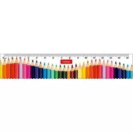 Пластиковая линейка Hatber