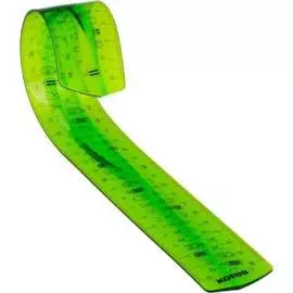 Пластиковая линейка Kores