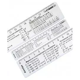 Пластиковая линейка Стамм