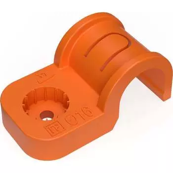 Пластиковая односторонняя крепеж-скоба для прямого монтажа Промрукав PR13.1165