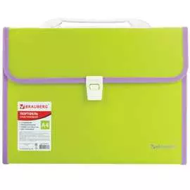 Пластиковая папка-портфель BRAUBERG JOY 227974