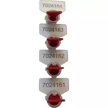 Пластиковая роторная номерная пломба ООО Пломба.Ру КПП-3-2030 РХ3 619352