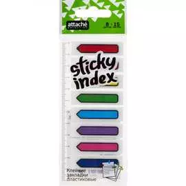 Пластиковые клейкие закладки Attache Selection Стрелка 383732