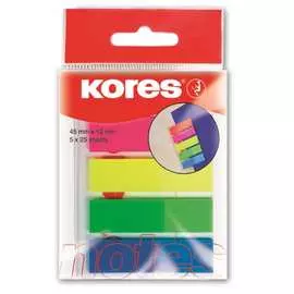 Пластиковые клейкие закладки Kores Film 45105 62860