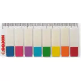 Пластиковые клейкие закладки Kores 45121 201925