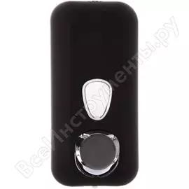 Пластиковый диспенсер для мыла Nofer Black 03011.N