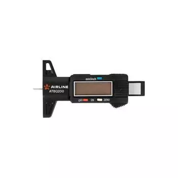 Пластиковый цифровой измеритель глубины протектора шин Airline ATBQ200