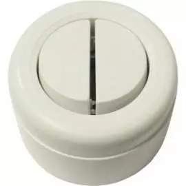 Пластиковый двухклавишный выключатель Interior Electric