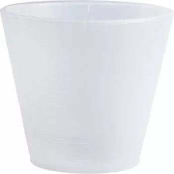 Пластиковый горшок с вкладкой liveingreen КОНУС прозрачный диам. 14.5 см, 1.3 л К14-00