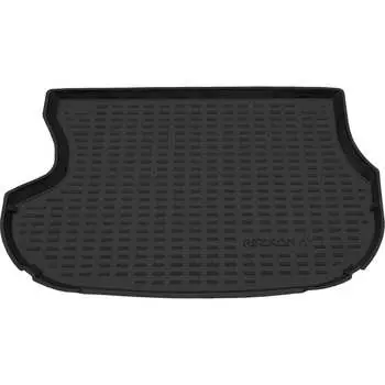 Пластиковый коврик в багажник для Mitsubishi Outlander 02-08 REZKON