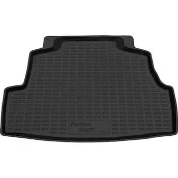 Пластиковый коврик в багажник для Nissan Almera Classic 06-12 REZKON