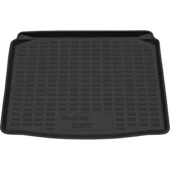 Пластиковый коврик в багажник для Skoda Fabia hb 07-14 REZKON