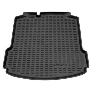 Пластиковый коврик в багажник для Skoda Rapid 14-Н.В. REZKON