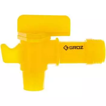 Пластиковый кран на бочку Groz FAU/34 GR44387