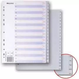 Пластиковый разделитель BRAUBERG 221845