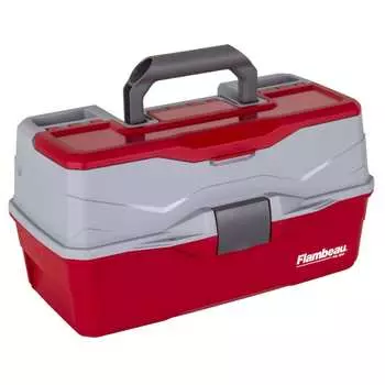 Пластиковый рыболовный ящик flambeau upgraded classic tray series 6383tb