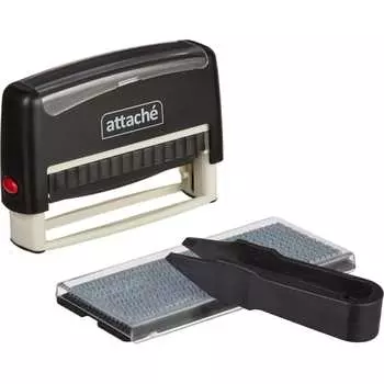 Пластиковый самонаборный штамп Attache 1348210