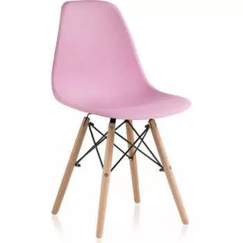 Пластиковый стул Woodville Eames PC-015 light pink 11897