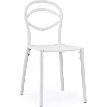 Пластиковый стул Woodville Simple white 15739