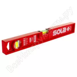 Пластиковый уровень, l=40 см, 2 глазка sola p 40 01410501