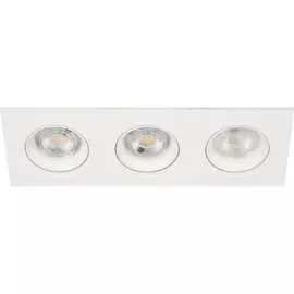 Пластиковый встраиваемый декоративный светильник ЭРА KL923 WH Б0054376