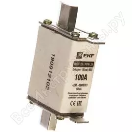 Плавкая вставка EKF ППН33 fus-33100 fus-33/100