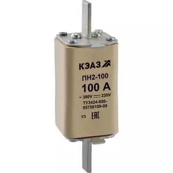 Плавкая вставка КЭАЗ ПН2 100 31.5А У3 110865