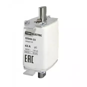 Плавкая вставка TDM ELECTRIC ППНН-33 SQ0713-0006