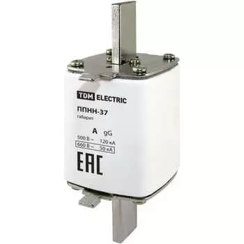 Плавкая вставка TDM ELECTRIC ППНН-37 габ.2, 80А SQ0713-0089