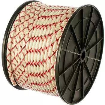 Плетеная двадцатичетырехпрядная полиамидная веревка ЩИТ ПА 66855