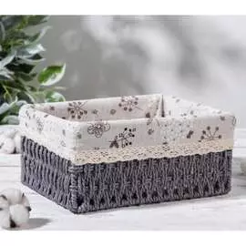 Плетеная корзина для хранения Доляна