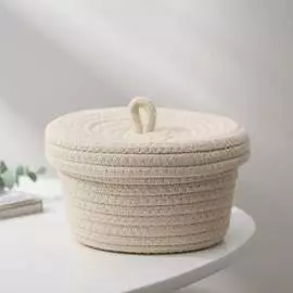 Плетеная корзина для хранения Доляна