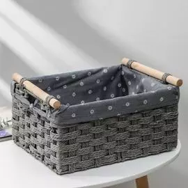 Плетеная корзина для хранения Доляна