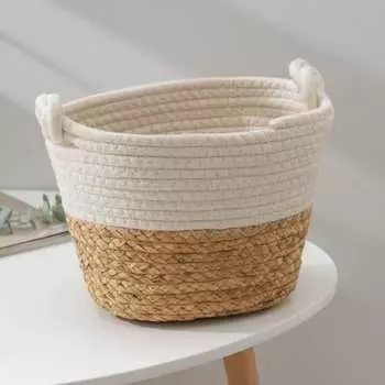 Плетеная корзина для хранения Доляна