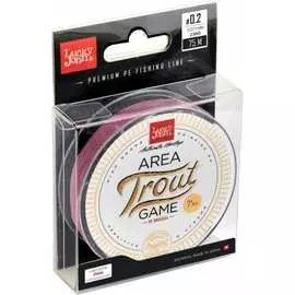 Плетеная леска Lucky John LJ Area Trout Game BRAID Pink 075/011 LJ4109-011