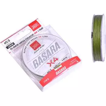 Плетеная леска Lucky John Basara Green 125/011 LJ4104-011