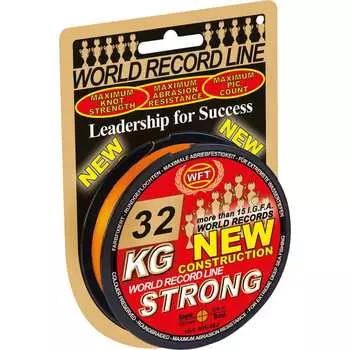 Плетеная леска WFT KG STRONG Orange 1D-C-826-022