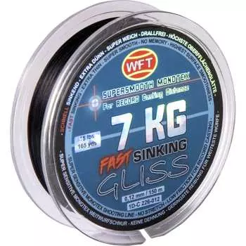 Плетеная леска WFT KG GLISS SINKING Black 1D-C-226-012