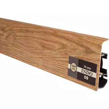 Плинтус Arbiton Indo 09 Дуб Дворский, 2500x70x26 мм 61591