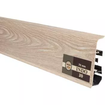 Плинтус Arbiton Indo 20 Дуб Бургос, 2500x70x26 мм 65179