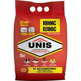 Плиточный клей UNIS