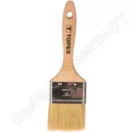 Плоская кисть для всех видов ЛКМ TOPEX