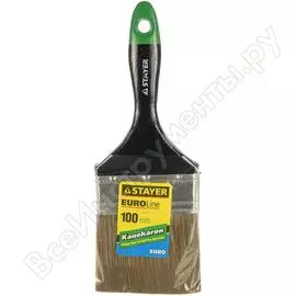 Плоская кисть STAYER AQUA-KANEKARON 0106-100