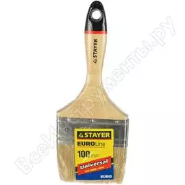 Плоская кисть STAYER UNIVERSAL-EURO 0102-100