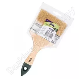 Плоская кисть unik natura 4", натуральная щетина 9301-400-1wn